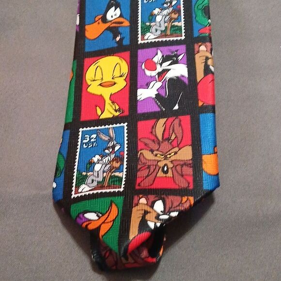 Looney Tunes vintage Stamp Collection  tie Tweety, Sylvester, Taz Roadrunner - Picture 2 of 6